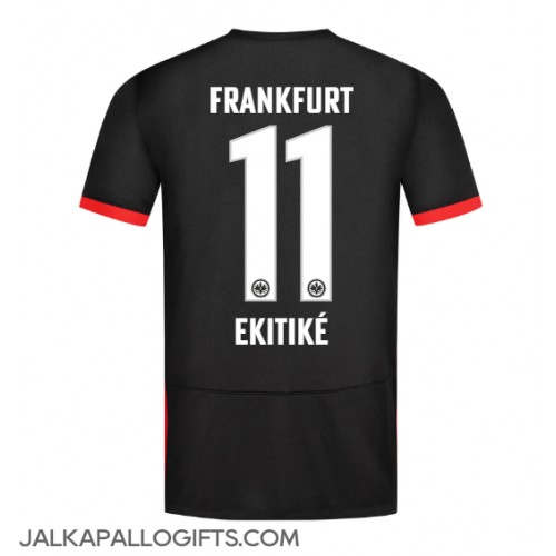 Eintracht Frankfurt Hugo Ekitike #11 Vieraspaita 2024-25 Lyhythihainen